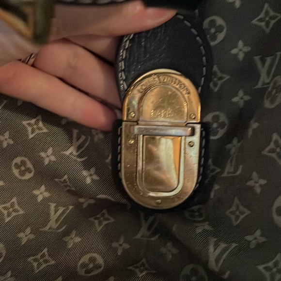 Louis Vuitton Idylle Encre Lin Monogram Grey Canvas Hobo - Picture 3 of 11